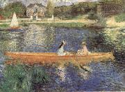 The Senie at Asnieres, Pierre-Auguste Renoir